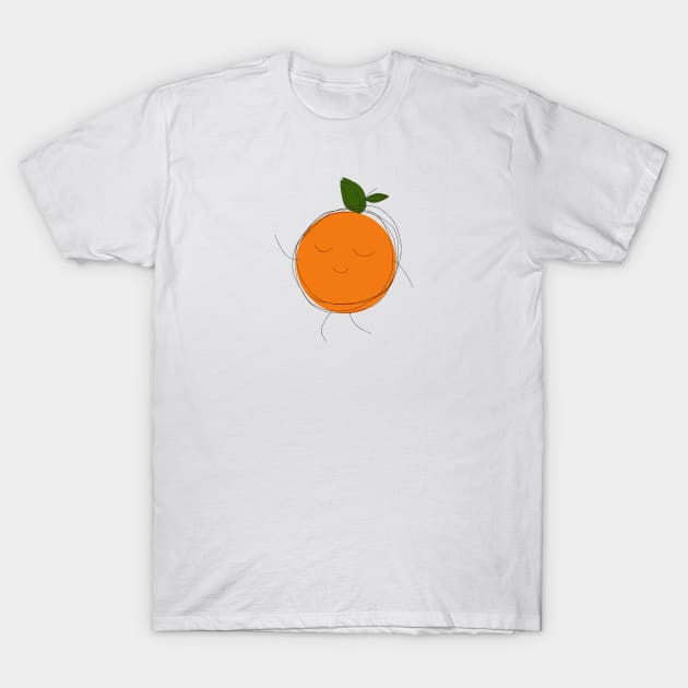 Juicy Orange T-Shirt by PianoElly